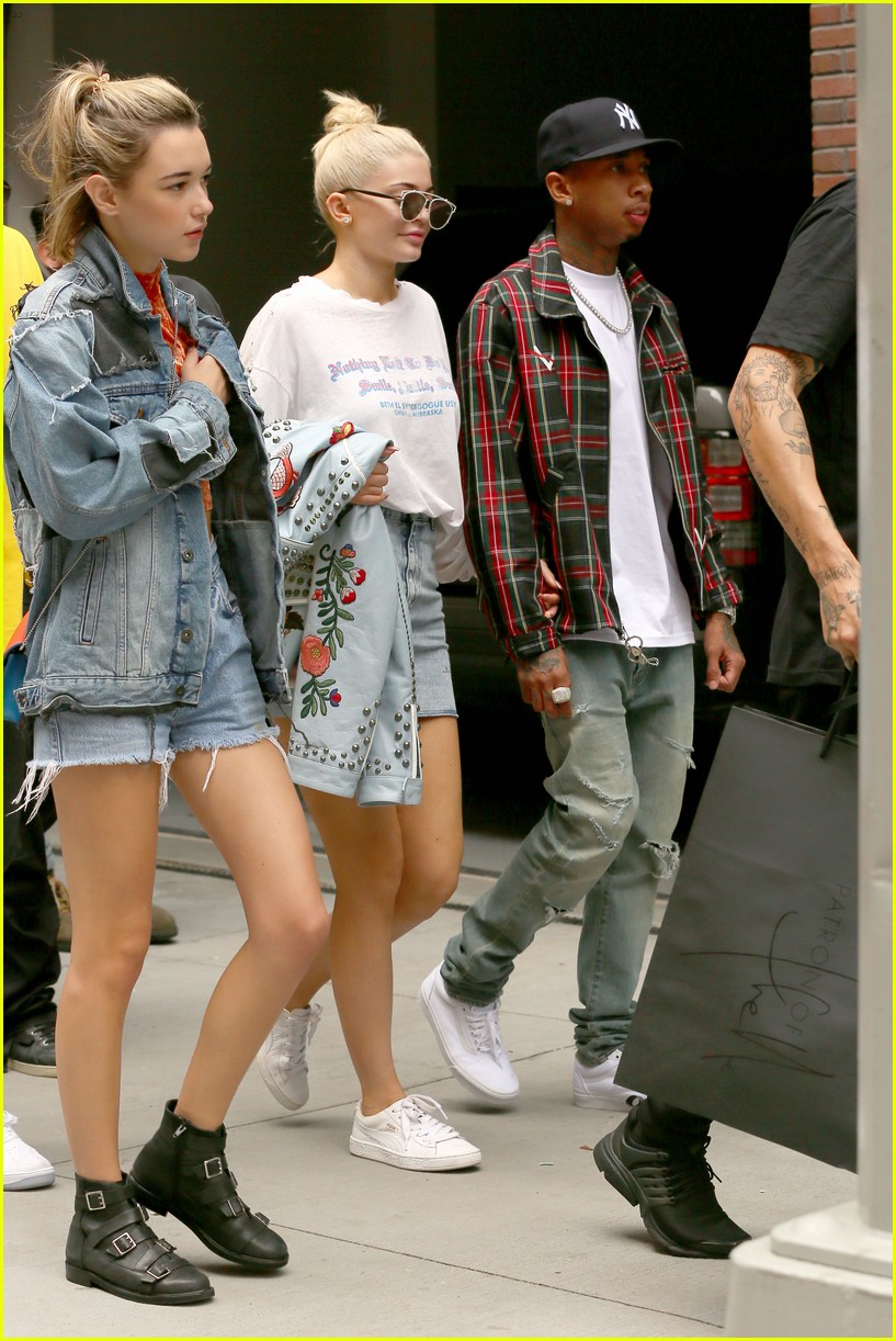 kylie jenner tyga head out day three nyfw 14
