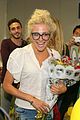 pixie lott almost cries with happiness at brazil airport 10