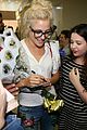 pixie lott almost cries with happiness at brazil airport 41
