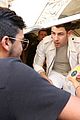 demi lovato and nick jonas surprise fans on hollywood blvd with some sweet treats 12