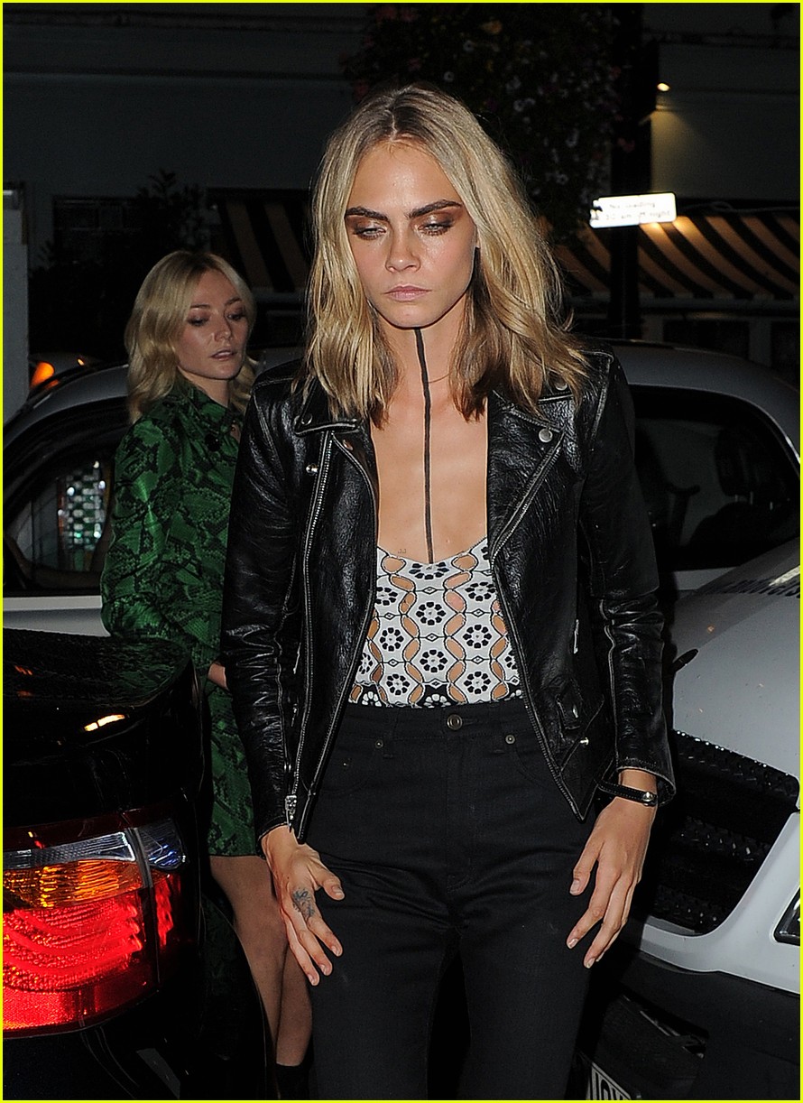 amber heard cara celevingne step out at love magazine party 08