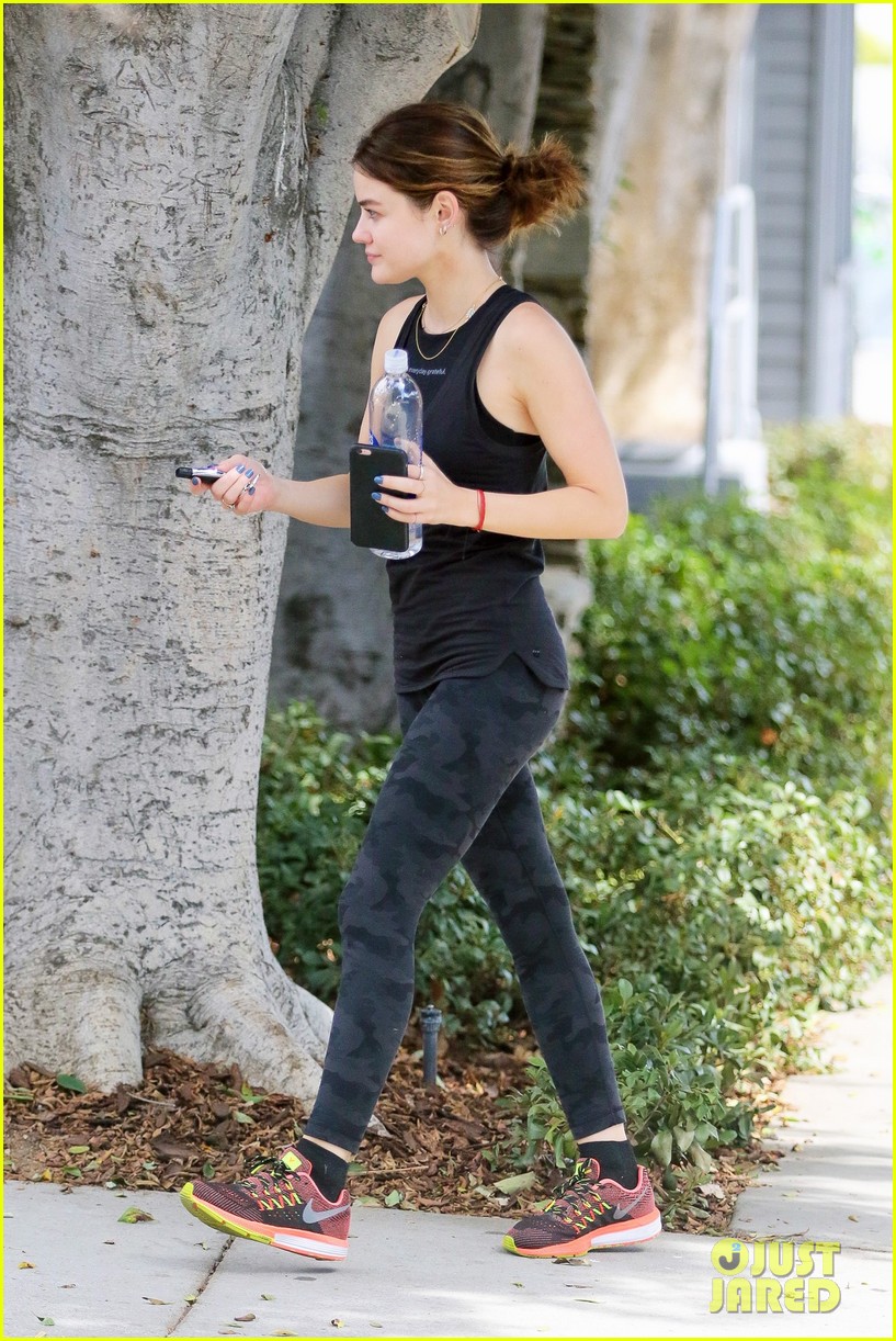 lucy hale hits gym los angeles 08