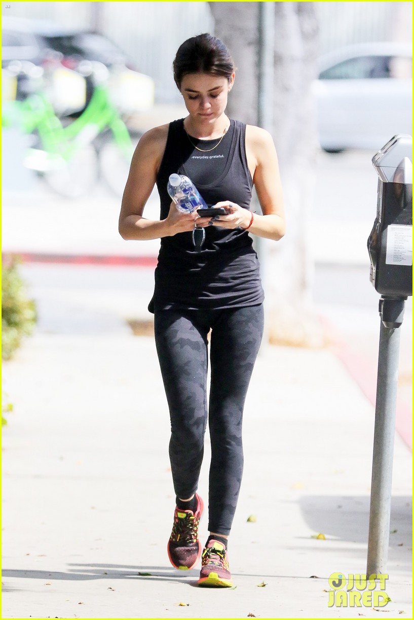 lucy hale hits gym los angeles 09