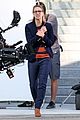 melissa benoist is all smiles while filming supergirl00303mytext