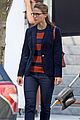 melissa benoist is all smiles while filming supergirl00505mytext