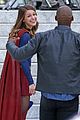 melissa benoist is all smiles while filming supergirl01015mytext