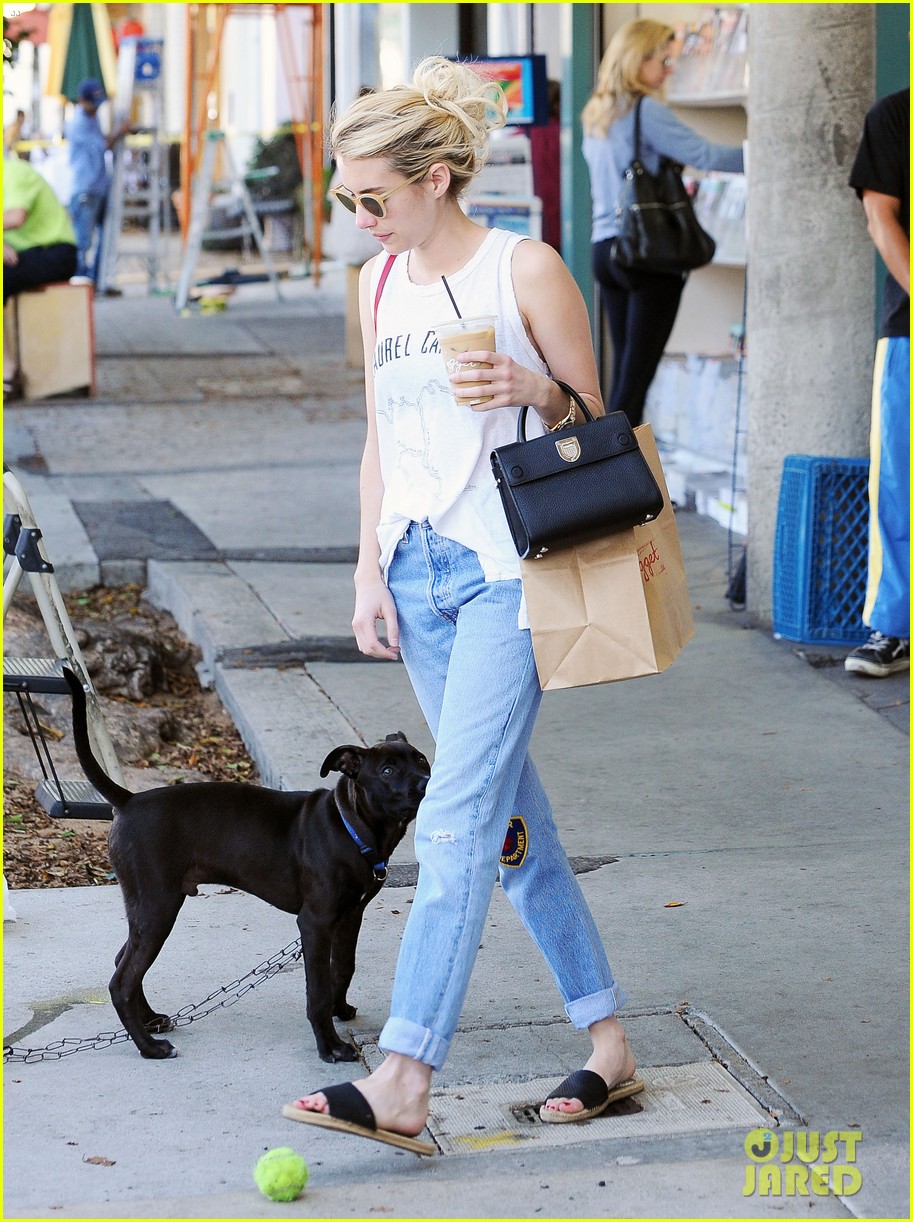 emma roberts gives her work wife lea michele some love 17