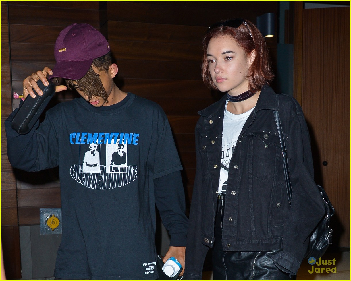 jaden smith sarah snyder front row hood by air nyfw 08