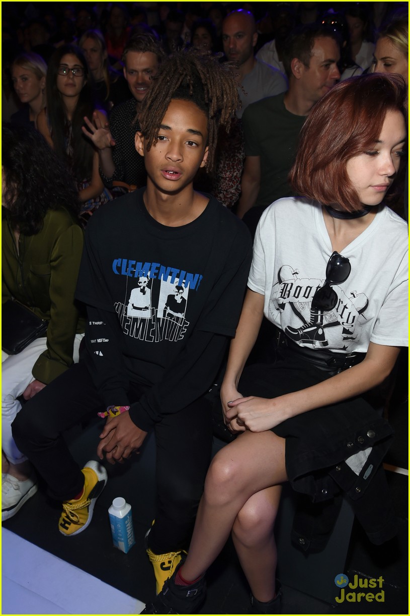 jaden smith sarah snyder front row hood by air nyfw 10
