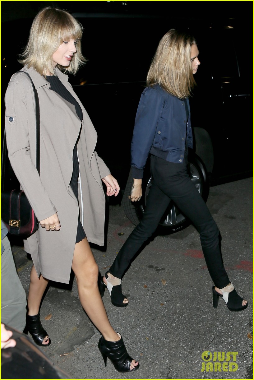 taylor swift cara delevingne have girls night out 10