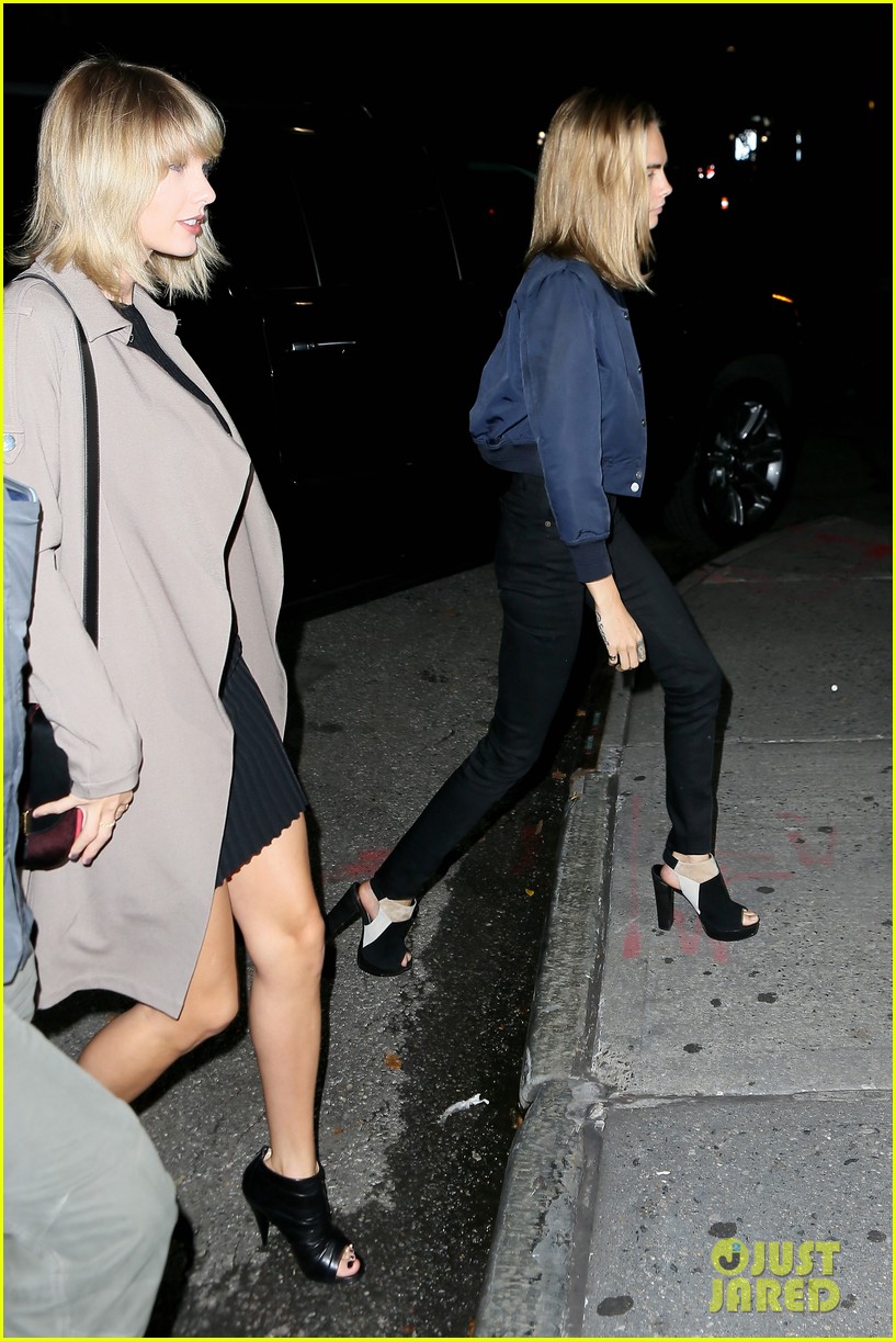 taylor swift cara delevingne have girls night out 16