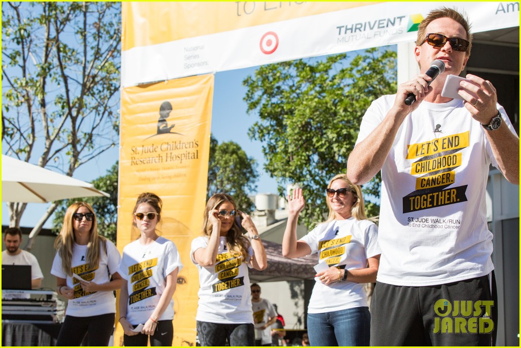 ashley tisdale lucy hale more st jude cancer walk 12