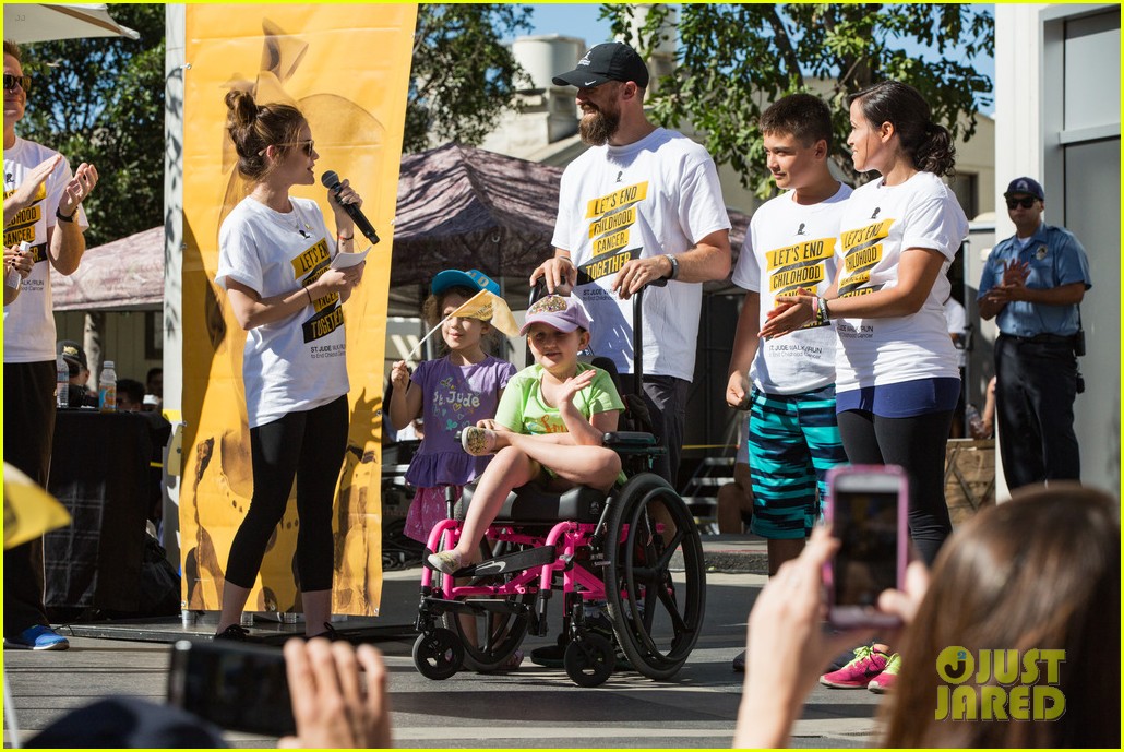 ashley tisdale lucy hale more st jude cancer walk 18