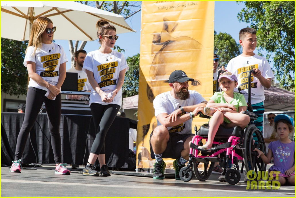 ashley tisdale lucy hale more st jude cancer walk 20