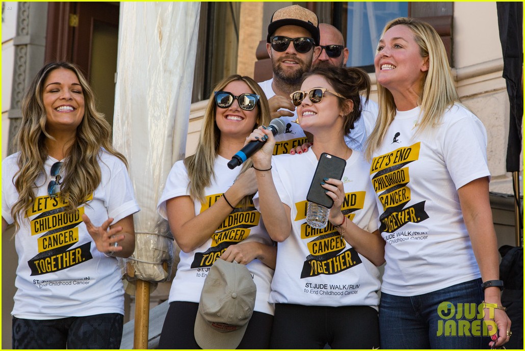ashley tisdale lucy hale more st jude cancer walk 24