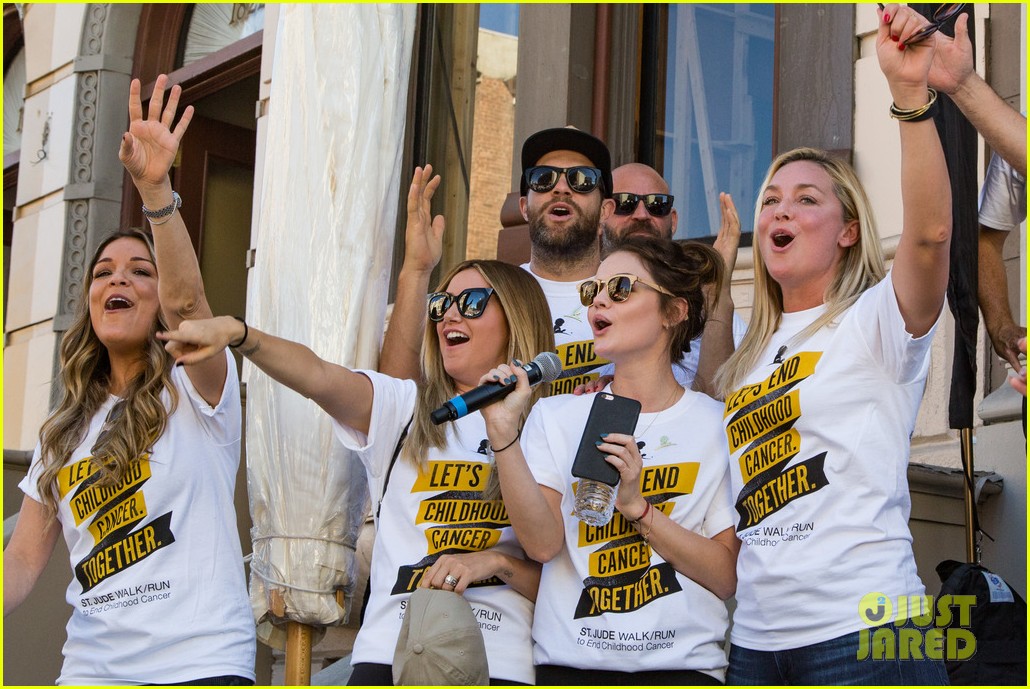 ashley tisdale lucy hale more st jude cancer walk 26