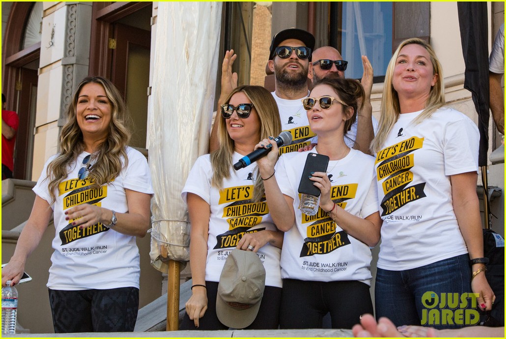 ashley tisdale lucy hale more st jude cancer walk 27