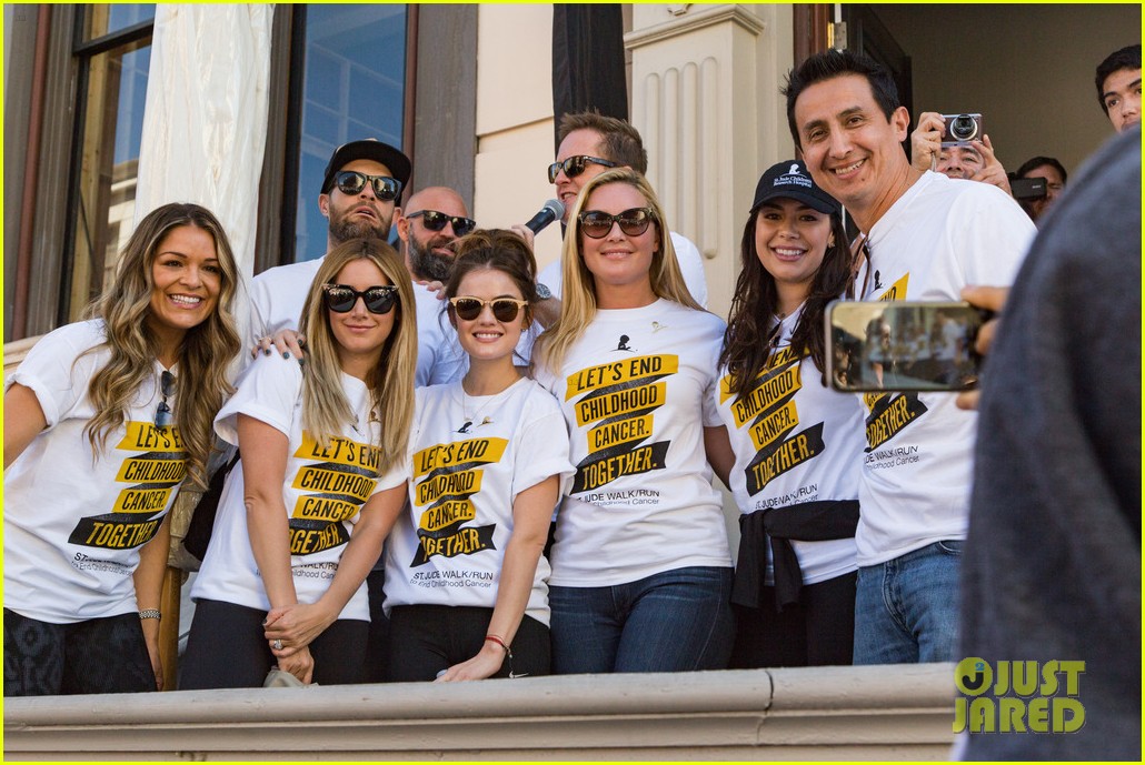 ashley tisdale lucy hale more st jude cancer walk 28