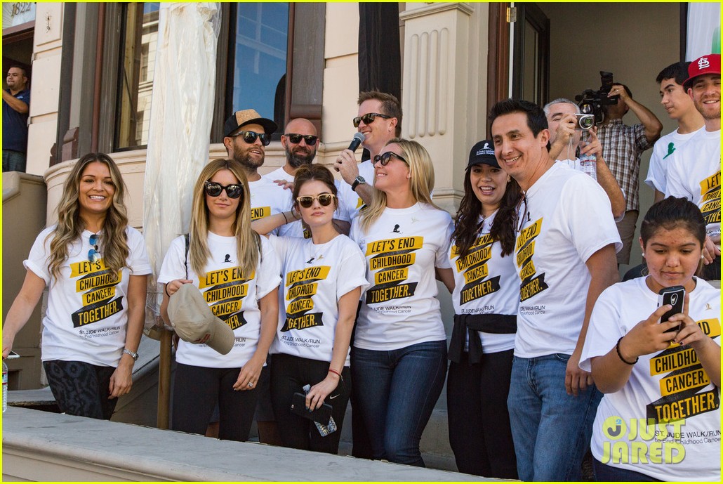ashley tisdale lucy hale more st jude cancer walk 29