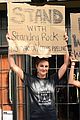 shailene woodley takes break to stand with standing rock 02