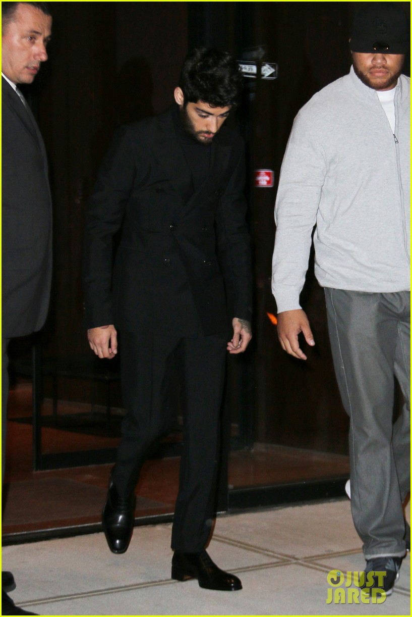 zayn hailee turn heads while arriving at tom ford showext27mytext