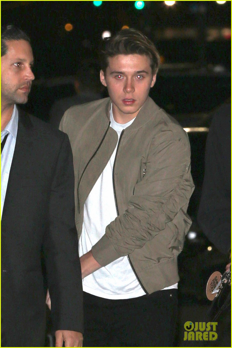 brooklyn beckham and cody simpson buddy up for kanye west show 11