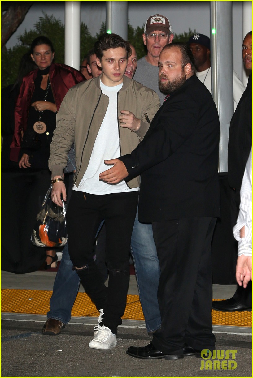brooklyn beckham and cody simpson buddy up for kanye west show 18