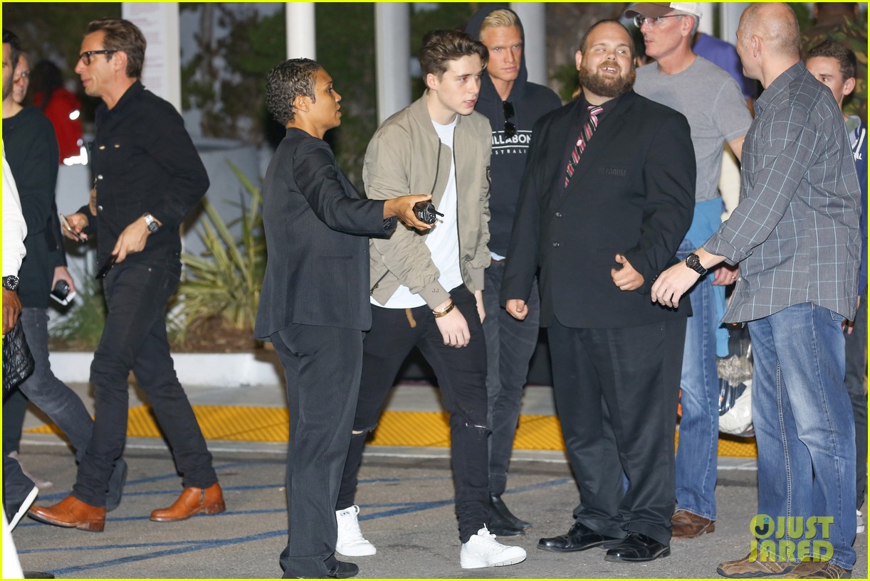 brooklyn beckham and cody simpson buddy up for kanye west show 23