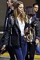 melissa benoist heads back to her hotel after filming cw crossover 04