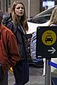 melissa benoist heads back to her hotel after filming cw crossover 10