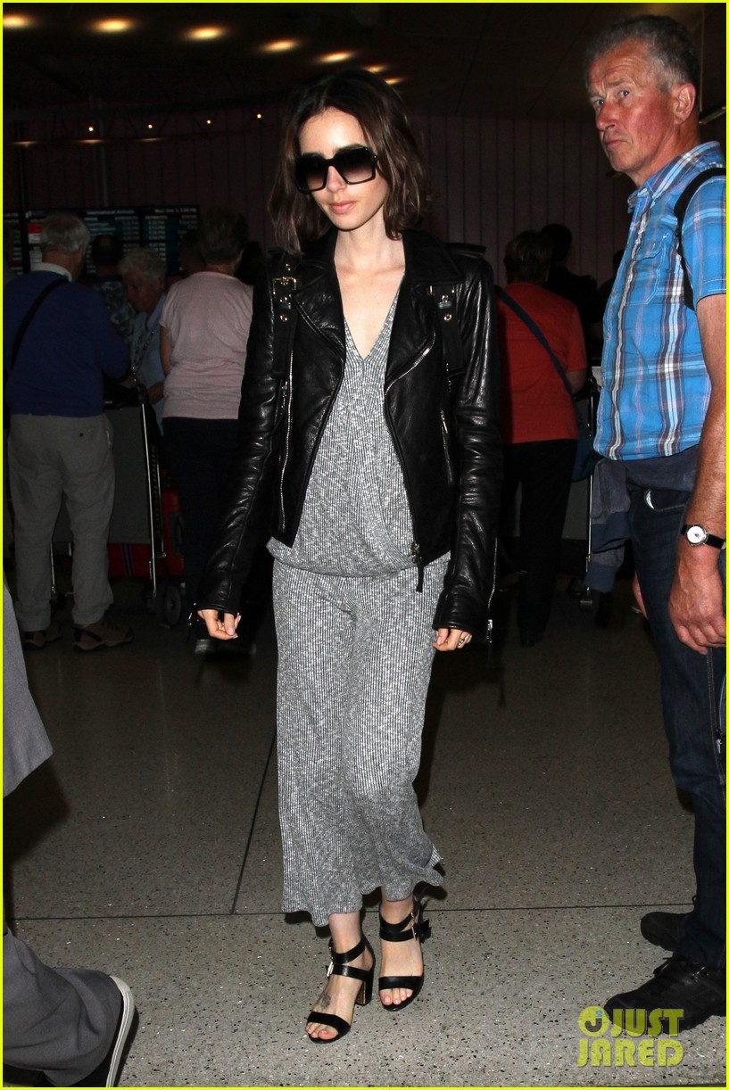lily collins leaves los angeles 10