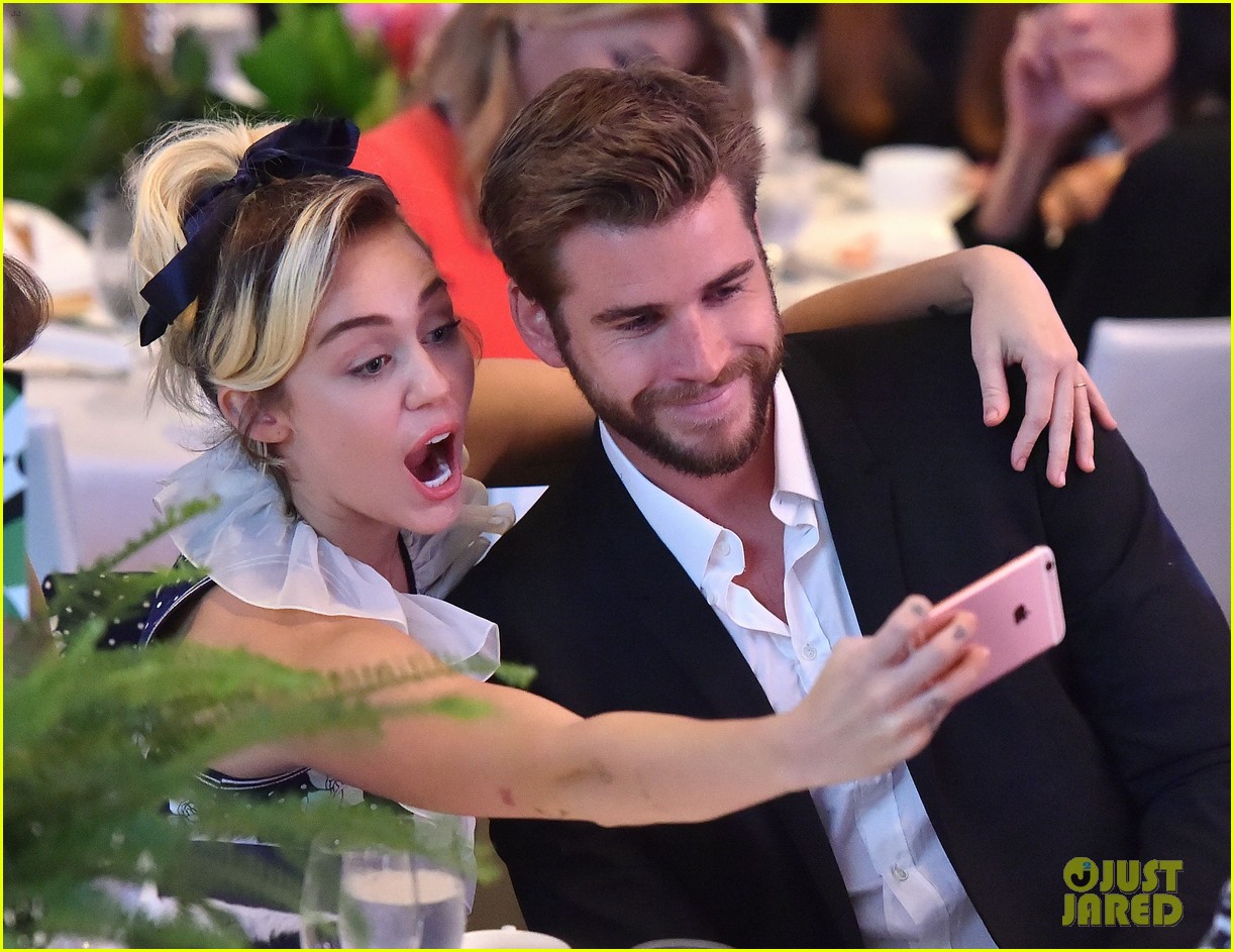 miley cyrus and liam hemsworth couple up at varietys power of women luncheon 13