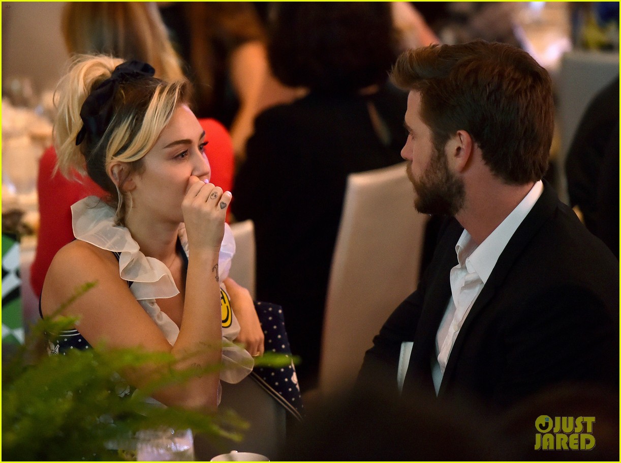 miley cyrus and liam hemsworth couple up at varietys power of women luncheon 15
