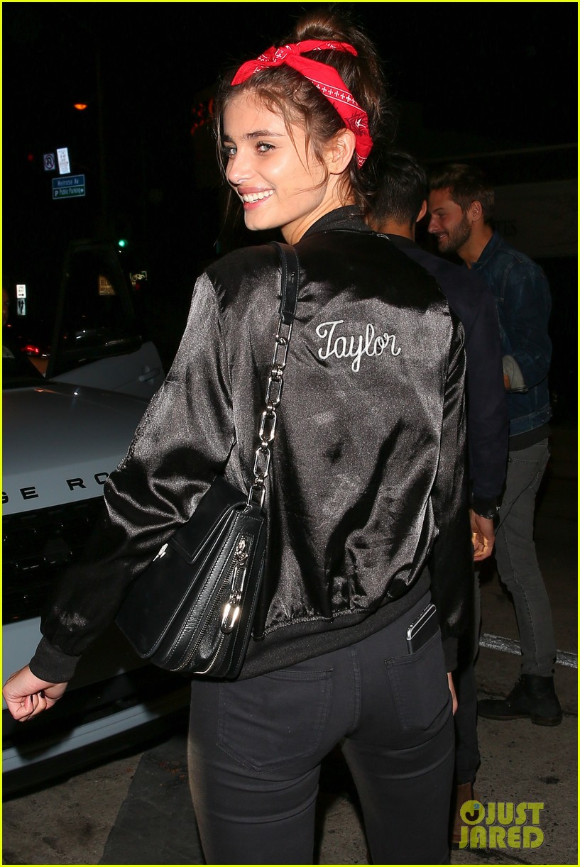 taylor hill wears her name on her jacket 02