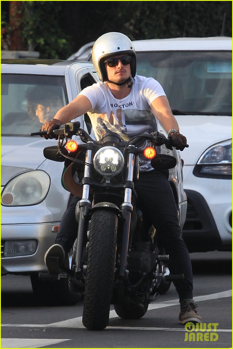josh hutcherson looks buff while out on his motorcycle00504mytext
