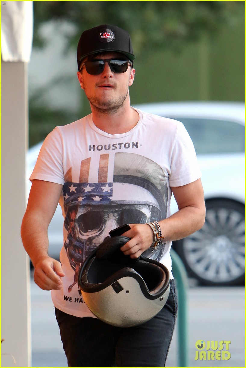 josh hutcherson looks buff while out on his motorcycle00518mytext