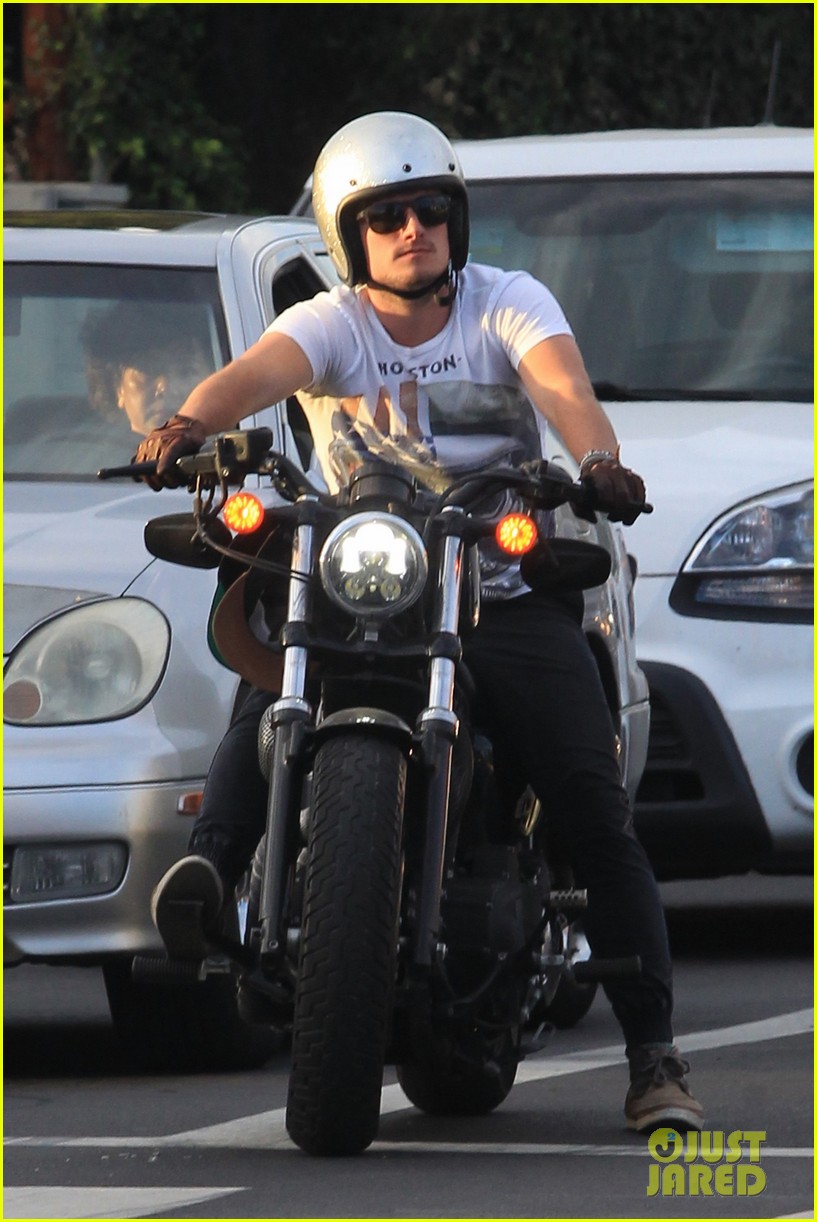 josh hutcherson looks buff while out on his motorcycle01912mytext
