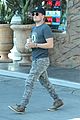 josh hutcherson fills up his car at a gas station in beverly hills 05