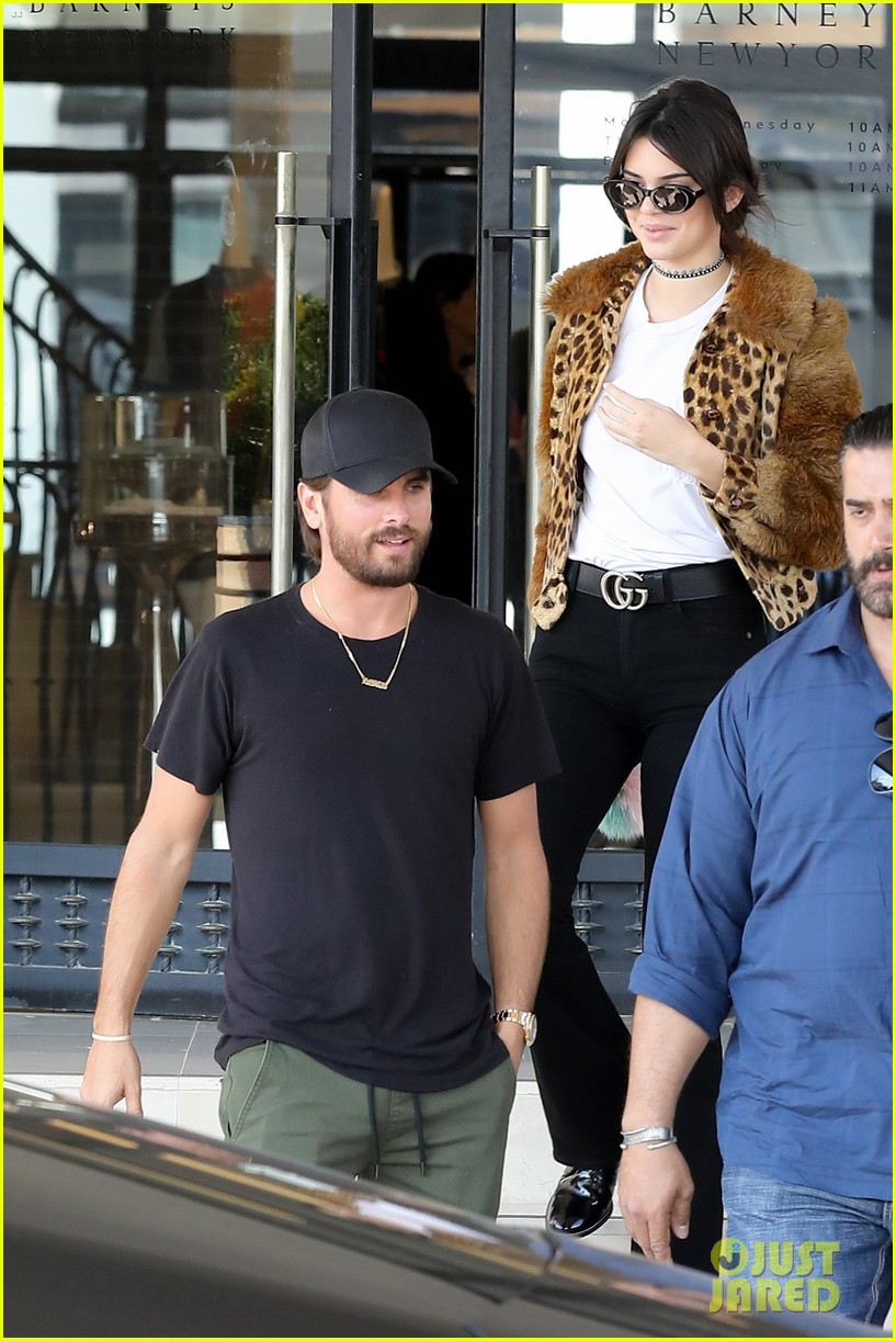 kendall jenner scott disick go shopping with extra security00411mytext