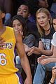 kendall jenner and karlie kloss sit courtside while cheering on lakers jordan clarkson 06