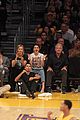 kendall jenner and karlie kloss sit courtside while cheering on lakers jordan clarkson 17