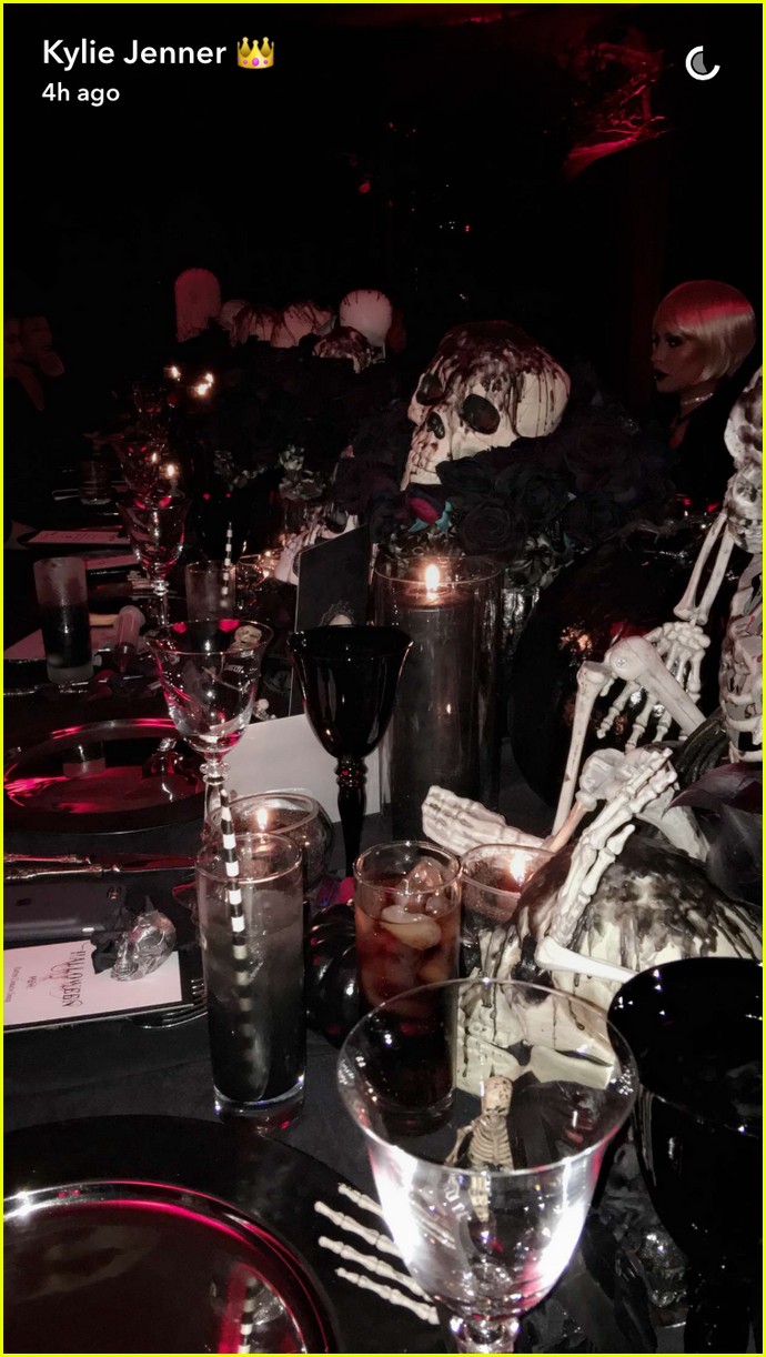 kylie jenner hosts epic halloween dinner with tyga kendall 26
