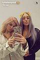 kylie jenner dyes hair rose gold 01