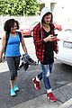 laurie hernandez val chmerkovskiy curly hair sunday dwts practice 09