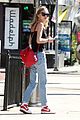 lily rose depp red backpack lunch weho 03
