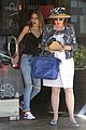 lily rose depp red backpack lunch weho 06