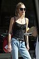 lily rose depp red backpack lunch weho 07