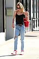 lily rose depp red backpack lunch weho 11