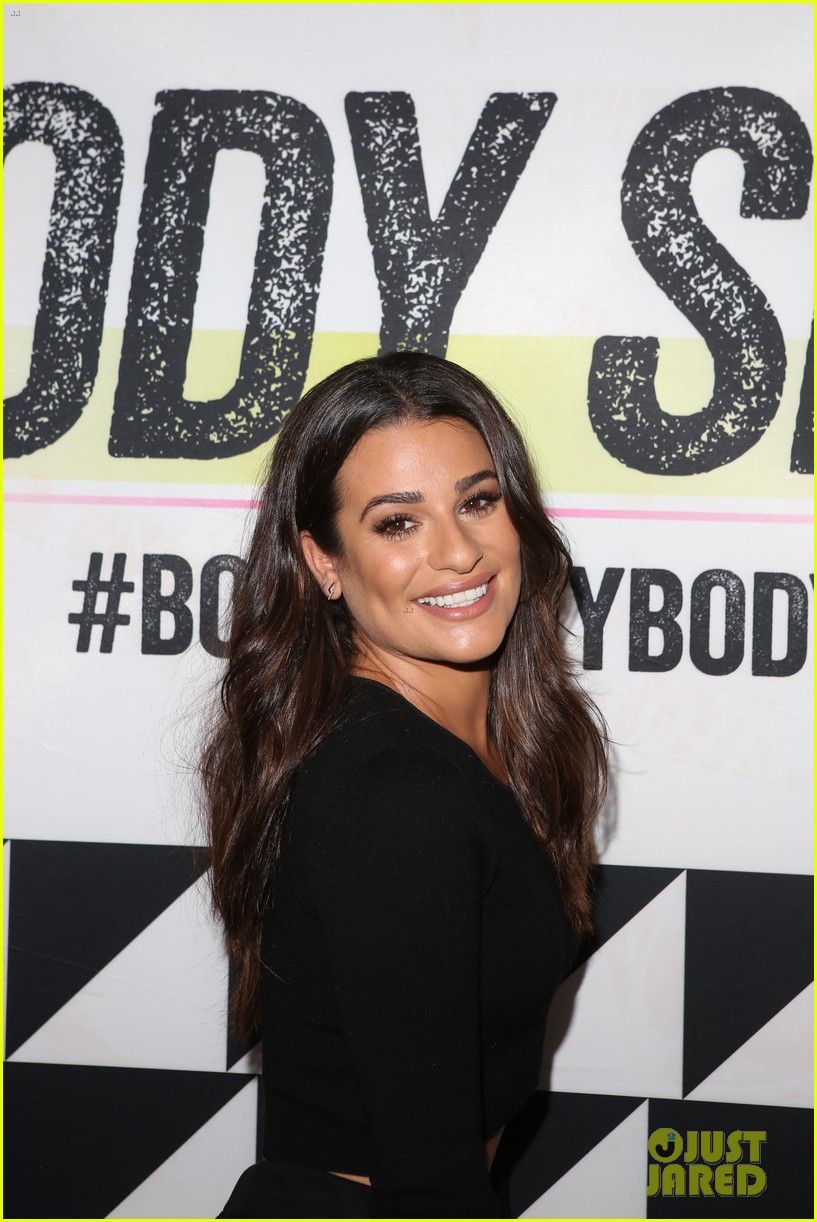 lea michele shows off her healthy habits ahead of shape body sho event in nyc 10