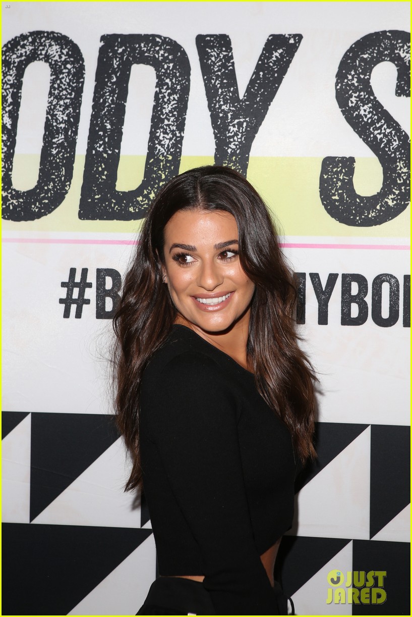lea michele shows off her healthy habits ahead of shape body sho event in nyc 11